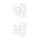 20Pcs Honeycomb Container with Lid Transparent Plastic Honey Keeper 10