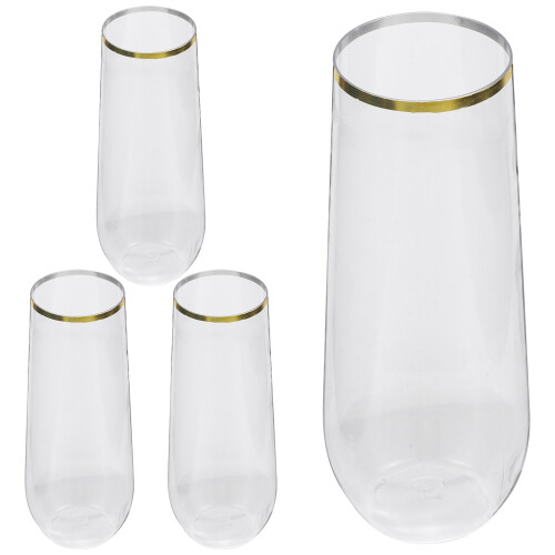 8Pcs Simple Elegant Flutes for Home and Events 1
