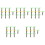 50Sets Multi Flying Disc Toy with Pull String for Kids Outdoor Fun 5