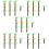 50Sets Multi Flying Disc Toy with Pull String for Kids Outdoor Fun 10