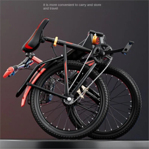 Teens' Aluminum Folding Bike with Variable Speed 2