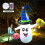 Halloween Inflatable Wizard Ghost with LED Lights 4