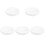 5Pcs Durable ABS Plastic Bucket Covers White Leak-Proof Sealing Lids 4