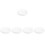 5Pcs Durable ABS Plastic Bucket Covers White Leak-Proof Sealing Lids 7