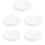 5Pcs Durable ABS Plastic Bucket Covers White Leak-Proof Sealing Lids 8