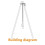 1pc Camping Hanging Tripod W/ Bag Pot Rack 4