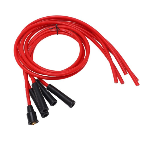 Ignition Wire Set Silicone 1m Car Ignition Wire for 4 Cylinder Automobile 8mm Ignition  Wire Set 2