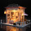 DIY 3D Shop Puzzle Mini House Assembly Kit 3