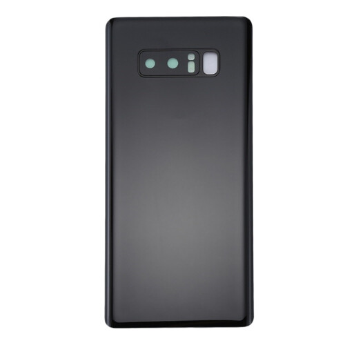 (Black) Coque arrière avec cache objectif d'appareil photo pour Galaxy Note 8 1