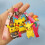 24Pcs/Set Random Pokemon Keychain 6