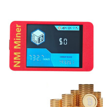 735Kh/S BTC Solo Miner NMMinerNerdMiner 2.8 Inch  Screen Upgrade Bitcoin Crypto Miner for Home Office with Touch