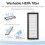 HEPA Filter Replacement for  Qrevo Curv 2 Flow Robot Vacuum Cleaner Accessories Washable Filter 12PCS 3