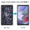 (white) LCD med ram för Samsung för Galaxy Tab A7 Lite WiFi 7