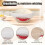 2pack Banneton Sourdough Bread Proofing Baskets, Cotton Rope Proofing Baskets for Sour Dough Bread Baking,Oval + Round 2