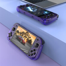 5.1-Inch R50S Retro Handheld Game Console 64GB Linux System IPS Screen Dual Player Online Gaming Console