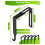 Adjustable Outdoor String Hooks, No Drill String Light Hangers, Wall Hooks, Outdoor Party Decor Hanging Lights Holders 8