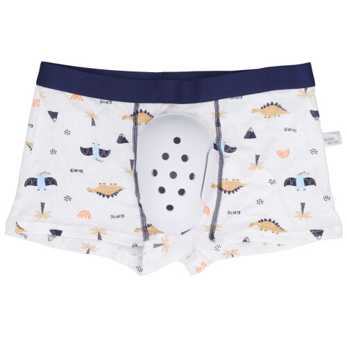Kids Circumcision Underwear Cotton Boxer Briefs, Dinosaur Pattern, 160 Sizes 2