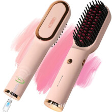 Brosse Séchoir à Cheveux 3 en 1 Rechargeable pour Coiffer et Donner Du Volume