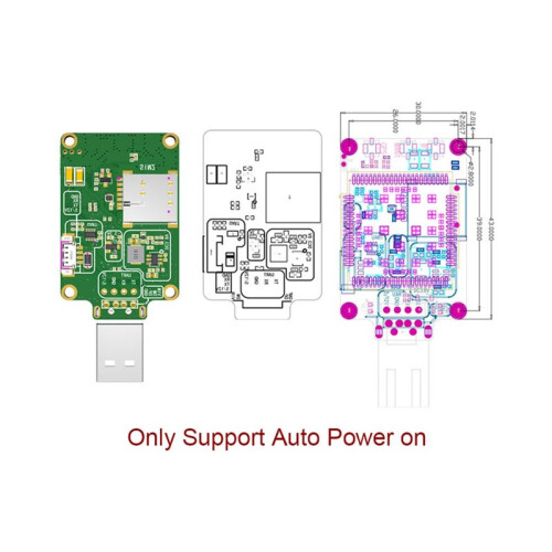 SIMcom A7672E USB-Dongel LTE CAT1 SIMCOM-Modul A7672E-FASE Stöder Breakout för Europa/Mellanöstern/Afrika 1