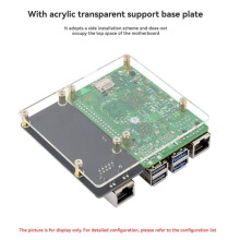 Waveshare for Raspberry Pi 5 PCIe to 2.5G Ethernet Adapter Board Supports Pi OS Plug and PCIe to 2.5G ETH Board (C)