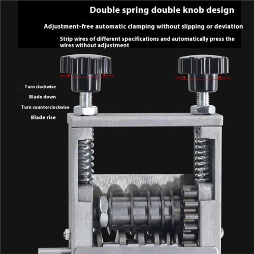 Wire Stripper Machine Rust-Proof Blades Perfect for Recycling Copper Wires 1-17mm Capacity Cable Peeler 1