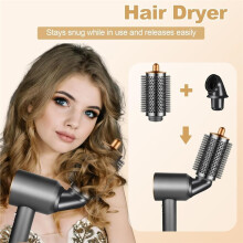 Large Round Volumizing Brush for Airwrap with Adaptor for Supersonic Hair DryerHD01 HD02 HD03 HD04 HD07 HD08