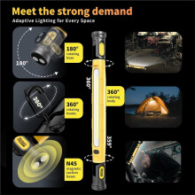 Under Hood Work Light Bar, 3000LM LED Magnetic Light Bar with Hooks, Rechargeable Hood Light for Mechanic/Car Repairing