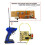 2.4G 4CH Remote Control Transmitter and Receiver Module Accessories Replacement for RC Remote Control Car 6