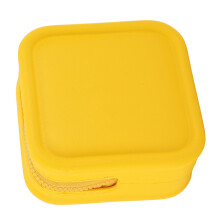 Borsa cosmetica EVA gialla 5,1x5,1x2,8 pollici impermeabile