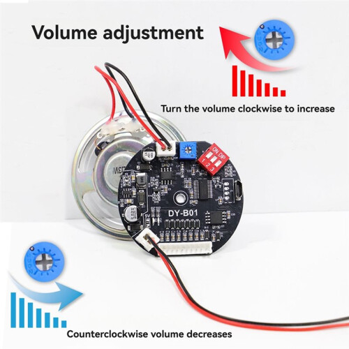 Voice Speaker Prompter 5V Customizable Voice-Activated Access Control Car Locking Security 2