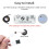 TUYA Zigbee Temperature Sensor APP Remote Monitor Tuya Waterproof Temperature Sensor  Home 1M 5