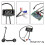Dashboard Board Replacement for  ZT3 Pro LED Instrument Display Screen Motherboard 7