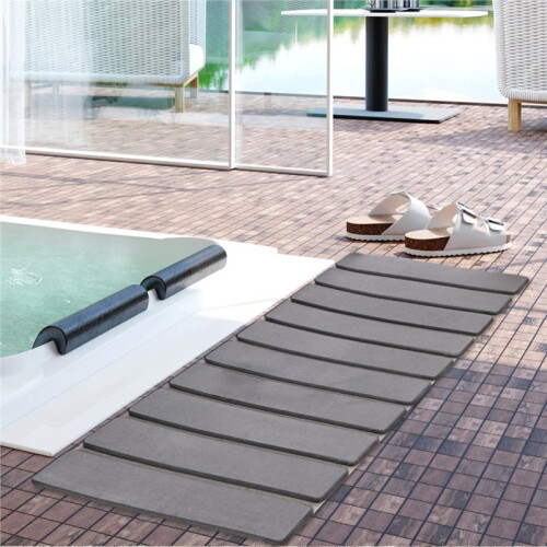 Bath Mat Quick Dry Diatomaceous Mud Mat for Bathroom Families Entryway 2
