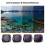 Magnetic Variable ND&UV&CPL Filter Set for  OSMO Pocket 3 Creator Combo Accessories, Action Camera Filters 4 Pack 6