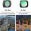 Magnetic Variable ND&UV&CPL Filter Set for  OSMO Pocket 3 Creator Combo Accessories, Action Camera Filters 4 Pack 10