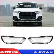 For Q7 2020-2023 Headlamp Cover Lamp Shade Headlight Shell Lens Plexiglass Replace Lampshade Left