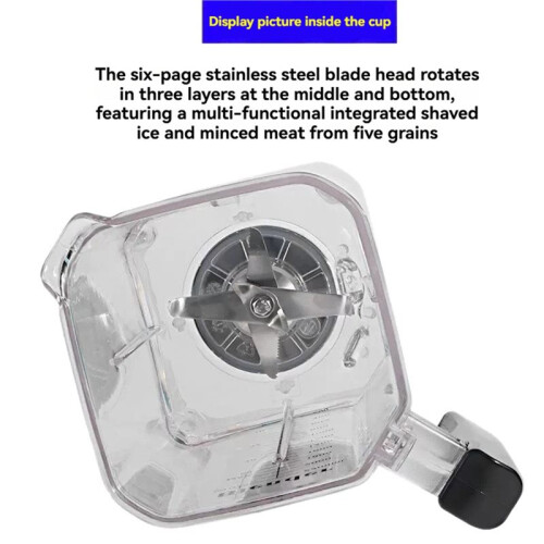 Blender Cup Blade Lid At the Bottom Replacement for DEMASHI DMS-K95 DMS-K31 /  Machine Juicer Container Tank 1