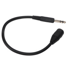 Câble de connexion pour sortie sonore de microphone, fiche DIN 5 broches femelle vers jack 6,35 mm mâle, 30 cm