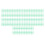 10pcs 19mm Plastic Comb Binding Spines 150 Sheets Green 3