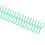 10pcs 19mm Plastic Comb Binding Spines 150 Sheets Green 8