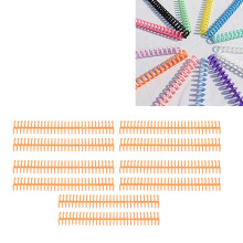10 pièces 19 mm dos de reliure à 30 anneaux orange 150 feuilles A4/B5/A5
