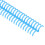 10PCS 19mm Plastic Binding Spines 150 Sheets 30 Rings Blue 12