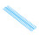 10PCS 19mm Plastic Binding Spines 150 Sheets 30 Rings Blue 11