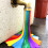 Frog Rainbow Faucet Resin Garden Ornament 8