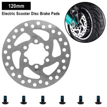 120mm Brake Disc for MAX G3/ZT3/ZT3 Pro Electric Scooter Wear Resistant 6 Holes Brake Disc Stainless Steel Part