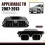 Automobile A/C Air Conditioning Vent Outlet Panel for   2007-2013 Dash Trim Installation Frame Kit 3