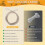 12 Ft Replacement Accessories, Coated Guy Wire Tether Cable Compatible with 12 Foot ,Repair Part U B 3