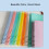 10PCS Purple 19mm Comb Binding Spines for A4/A5, 150 Sheets 6