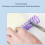 10PCS Purple 19mm Comb Binding Spines for A4/A5, 150 Sheets 5
