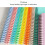 10PCS Purple 19mm Comb Binding Spines for A4/A5, 150 Sheets 7